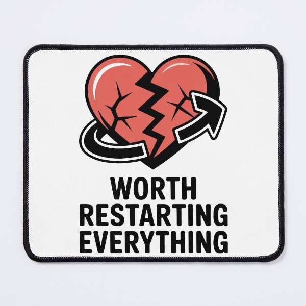Item preview, Worth Restarting Everything – Hardcore Gamer Valentine Shirt designed and sold by KapiPrint.