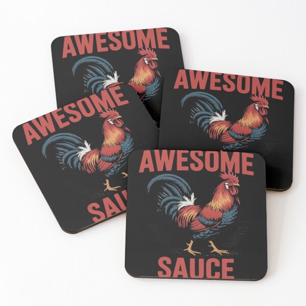 Item preview, Awesome Sauce With Picture Of Rooster  designed and sold by MarryIsMonth.