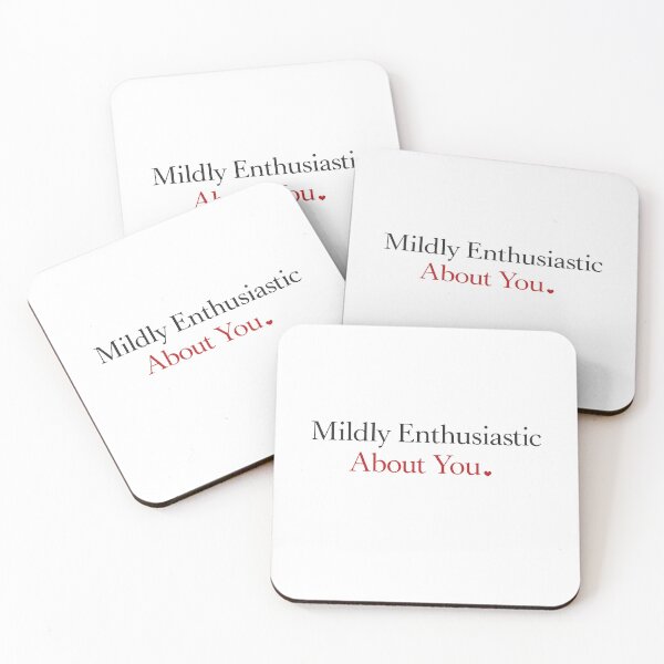 Item preview, Valentines Day. Understated - Mildly Enthusiastic About You. designed and sold by PyxieZen.