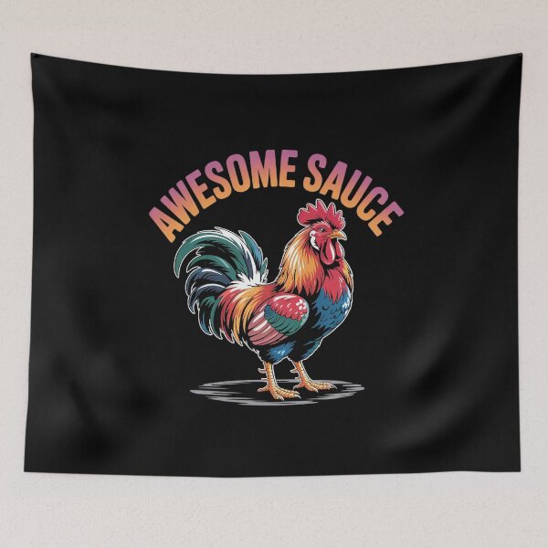 Item preview, Awesome Sauce with Picture of Rooster, Awesome Sauce designed and sold by FadeOfThrone.