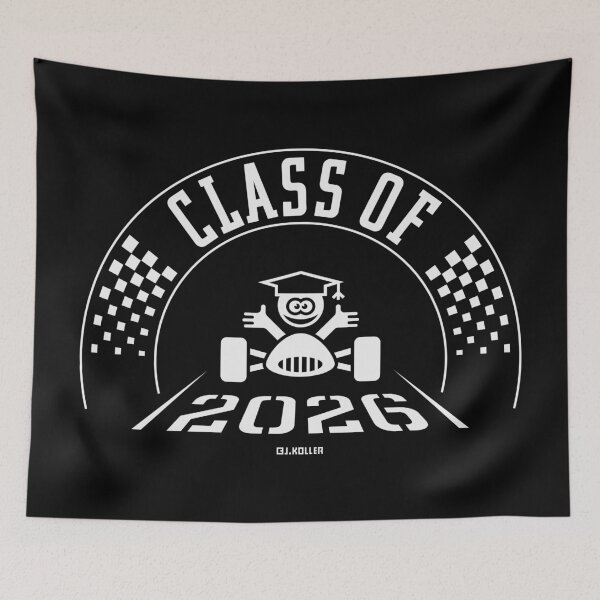 Item preview, Class Of 2026 (School’s Out / Finish Line / White) designed and sold by MrFaulbaum.