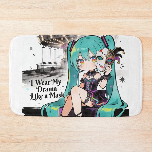 Item preview, Digital Diva - I Wear My Drama Like a Mask designed and sold by Panda LuL Art.