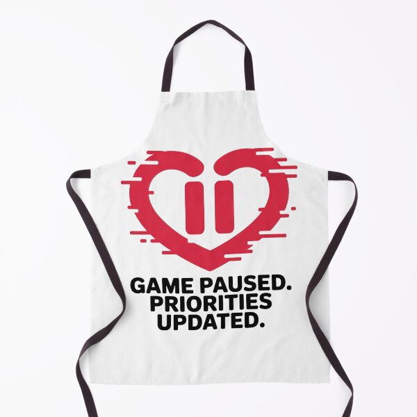 Item preview, Game Paused, Priorities Updated – Funny Gamer Valentine Shirt designed and sold by KapiPrint.