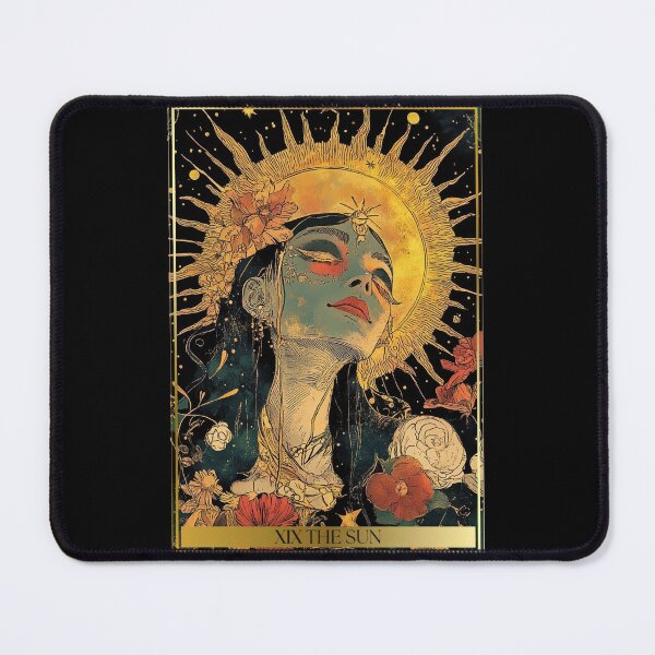 Item preview, XIX The Sun Tarot Card Illustration designed and sold by Thunderg1rl.