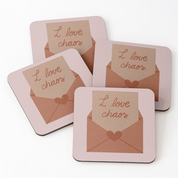 Item preview, Love Letters and Envelopes: I Love Chaos designed and sold by ellealsopaints.