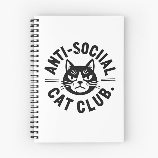 Item preview, Anti-Social Cat Club – Funny Cat Developer for Programmers & Introverts designed and sold by FeelFreeStore.