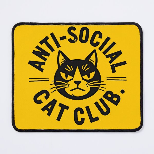 Item preview, Anti-Social Cat Club – Funny Cat Developer for Programmers & Introverts designed and sold by FeelFreeStore.