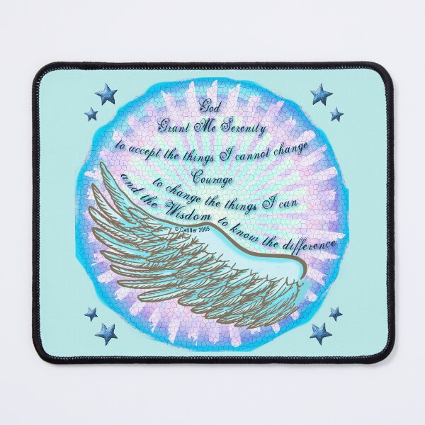 Item preview, Violet Serenity Prayer Wing designed and sold by artmuvz.