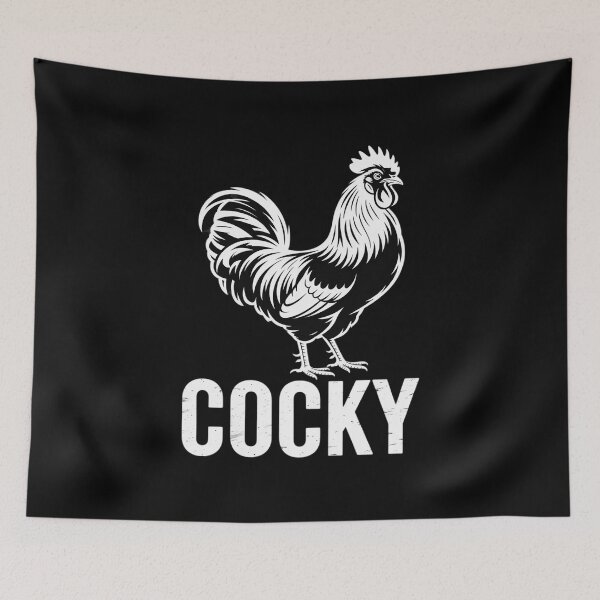 Item preview, Cocky Rooster Cocky Chicken  designed and sold by FadeOfThrone.