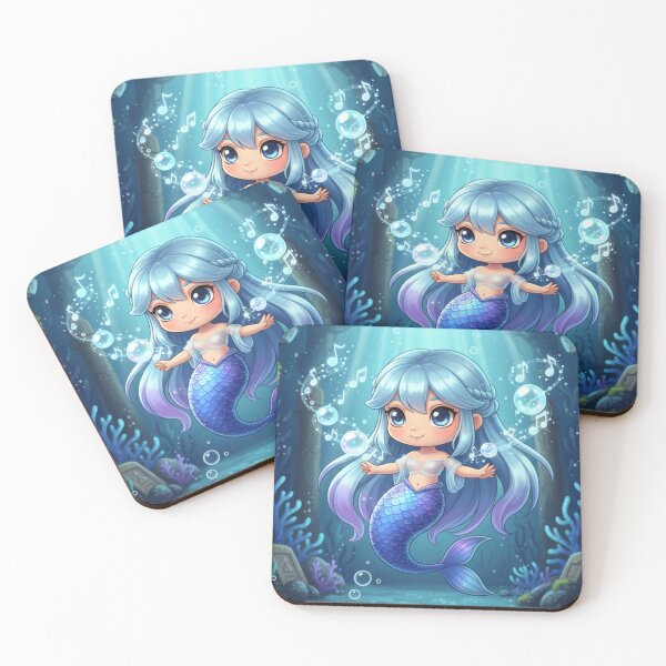 Item preview, The Sapphire Siren: Melody of the Abyss designed and sold by Mood & Muse Studio.