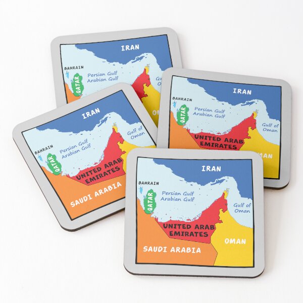 Item preview, Arabian Peninsula & Gulf States Minimalist Map designed and sold by mashmosh.