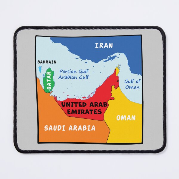 Item preview, Arabian Peninsula & Gulf States Minimalist Map designed and sold by mashmosh.