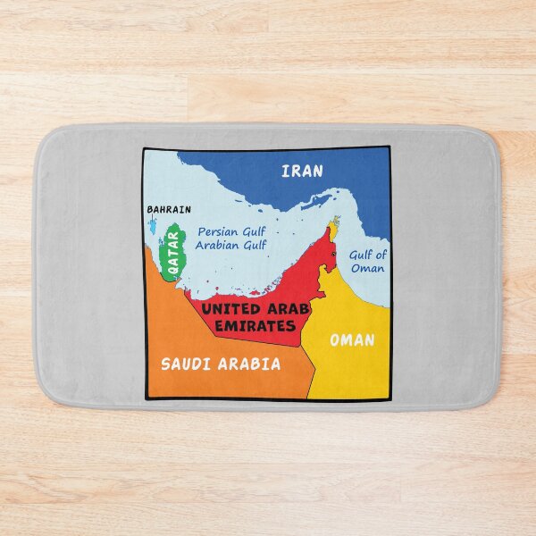 Item preview, Arabian Peninsula & Gulf States Minimalist Map designed and sold by mashmosh.