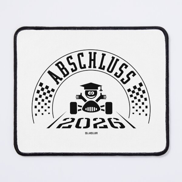 Item preview, Graduation 2026 (School leaving certificate / Finish line / Black) designed and sold by Roderix.