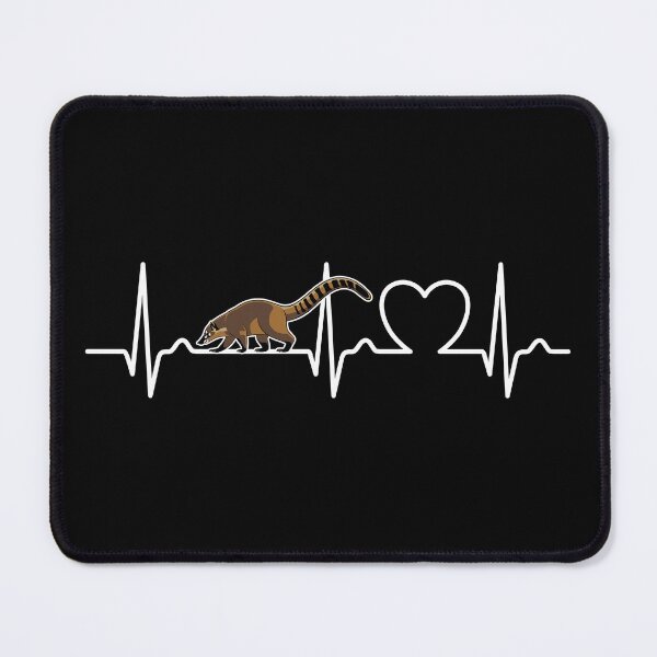 Item preview, Coati heart curve - Cute coati designed and sold by Halfstone.