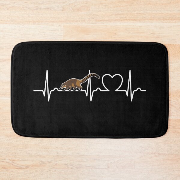 Item preview, Coati heart curve - Cute coati designed and sold by Halfstone.