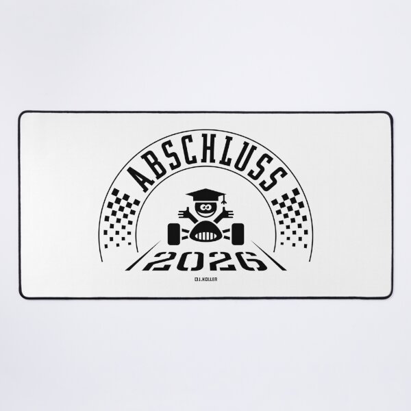 Item preview, Graduation 2026 (School leaving certificate / Finish line / Black) designed and sold by Roderix.