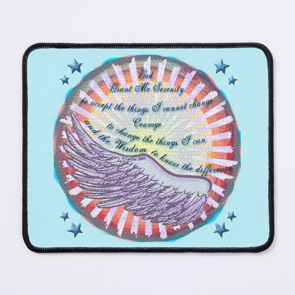 Item preview, Retro Serenity Prayer Wing designed and sold by artmuvz.