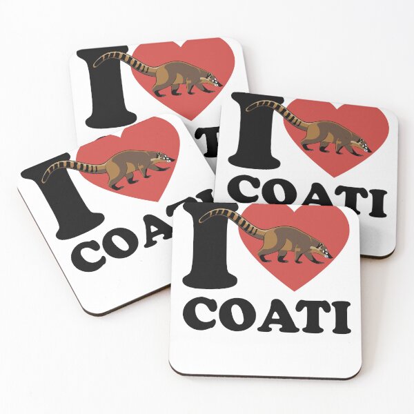 Item preview, I Love Coati - Heart - Favorite animal designed and sold by Halfstone.