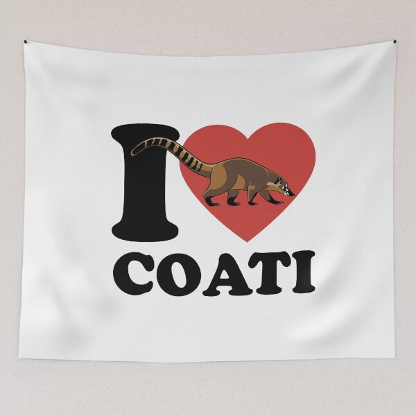 Item preview, I Love Coati - Heart - Favorite animal designed and sold by Halfstone.