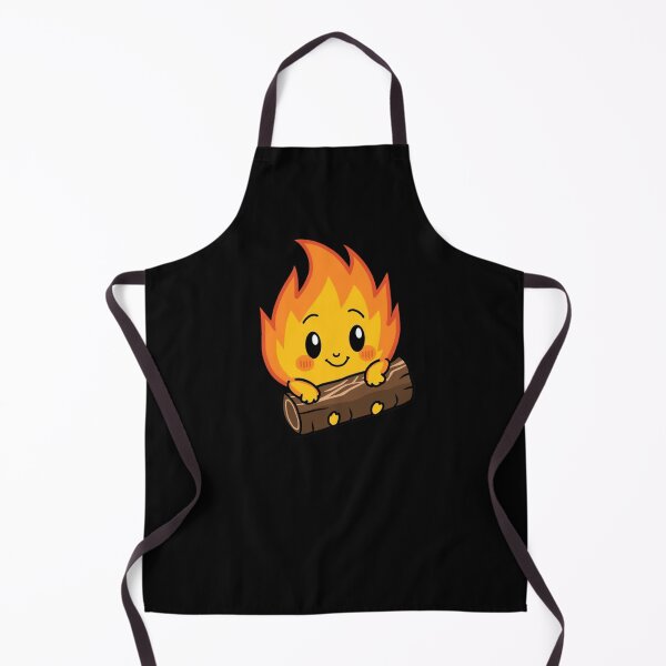 Item preview, Cute Fire Creature on a Wooden Log designed and sold by SOUFIANE1991.