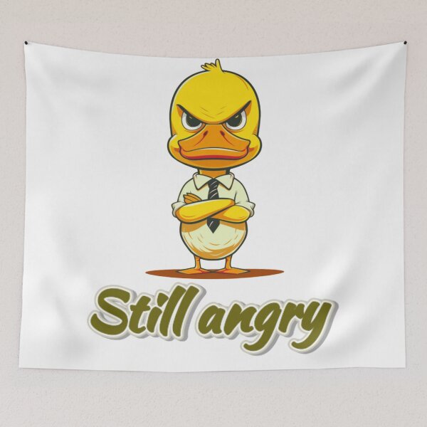 Item preview, Sassy Duck Reactions – Still Angry Meme Duck designed and sold by MiraLumeStudio.