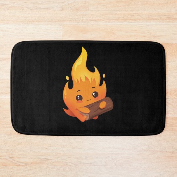 Item preview, Cute Fire Creature on a Wooden Log designed and sold by SOUFIANE1991.