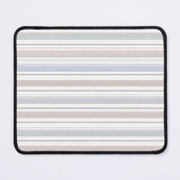 Item preview, Vintage Woven Texture Powder Blue and Taupe Striped Pattern designed and sold by kornkobart.