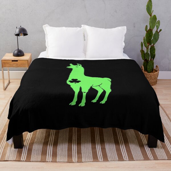 Item preview, Llama Shamrock Lucky Irish Animal designed and sold by salmzouriart.