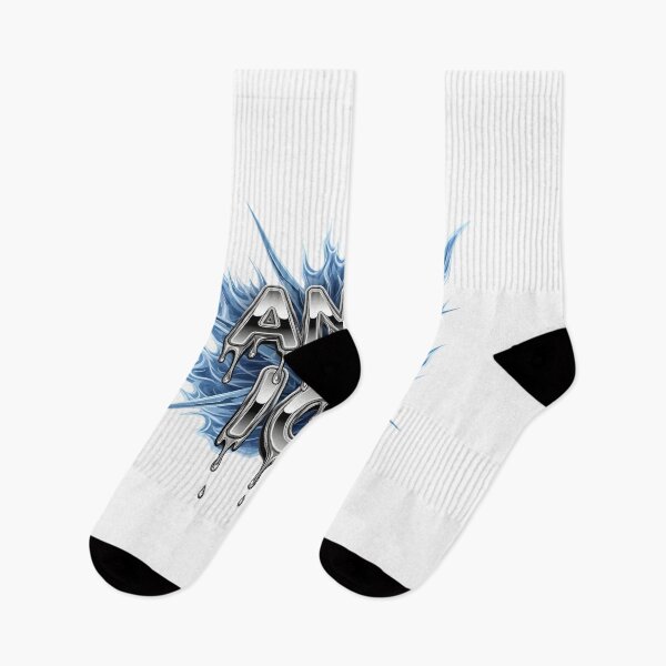 Item preview, Anti Ice - Blue Flames Chrome Metal Design designed and sold by Latikshop.