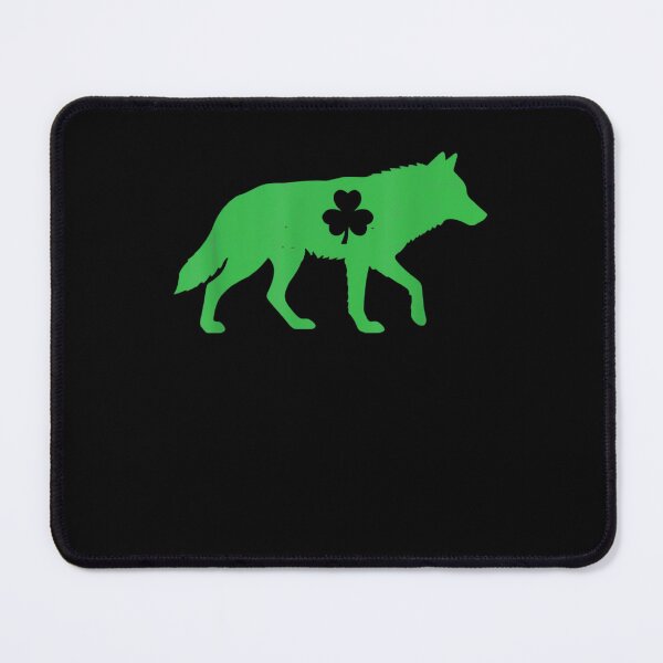 Item preview, Irish Wolf Dog Lover Clover Dog designed and sold by salmzouriart.