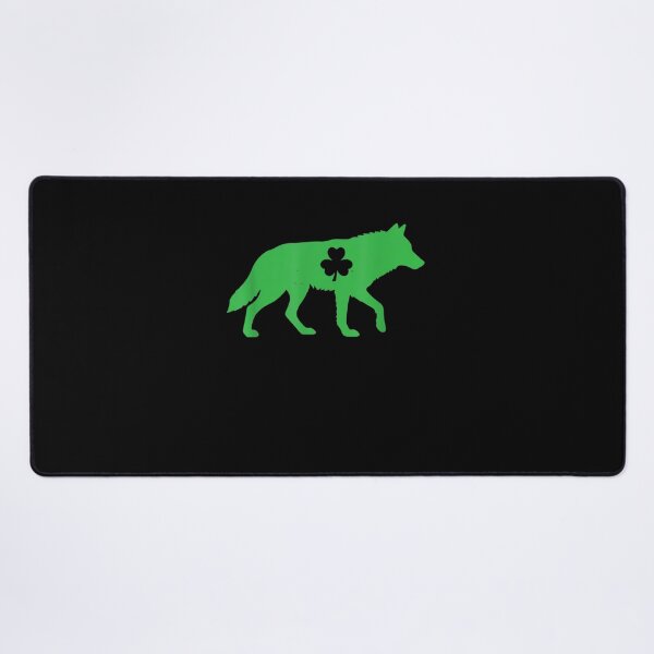 Item preview, Irish Wolf Dog Lover Clover Dog designed and sold by salmzouriart.