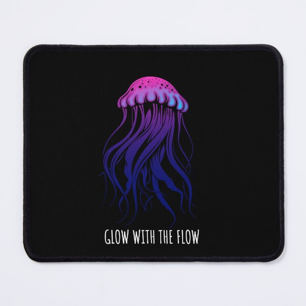 Item preview, Glow with the flow. Jellyfish with tentacles, sea dweller designed and sold by Halfstone.