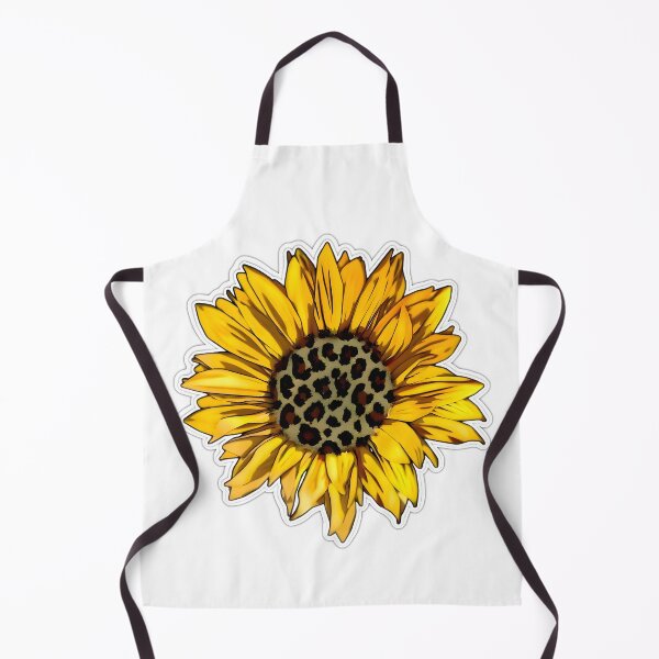 Item preview, Leopard Print Sunflower Floral Aesthetic Botanical Sticker Design designed and sold by Deep-Fold.