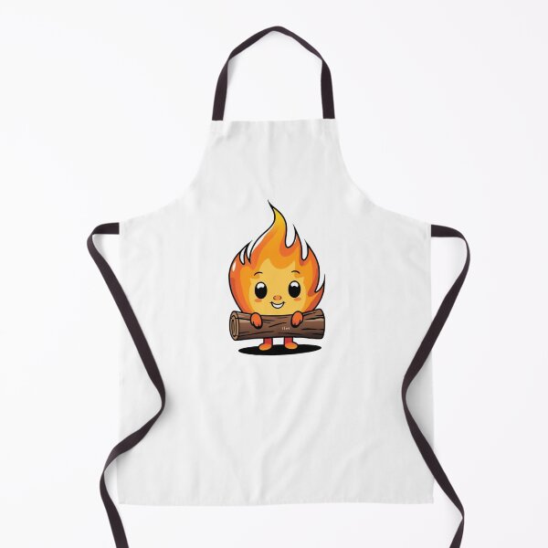 Item preview, Cute Fire Creature on a Wooden Log designed and sold by SOUFIANE1991.