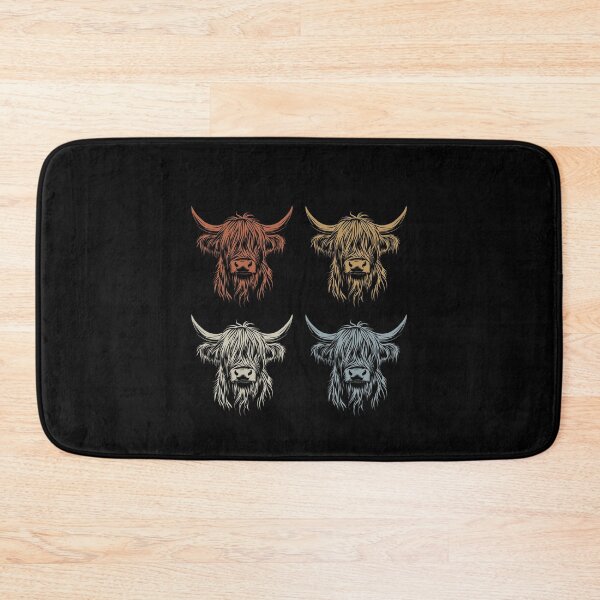Item preview, Scottish Highland cattle - Cow - Vintage designed and sold by Halfstone.