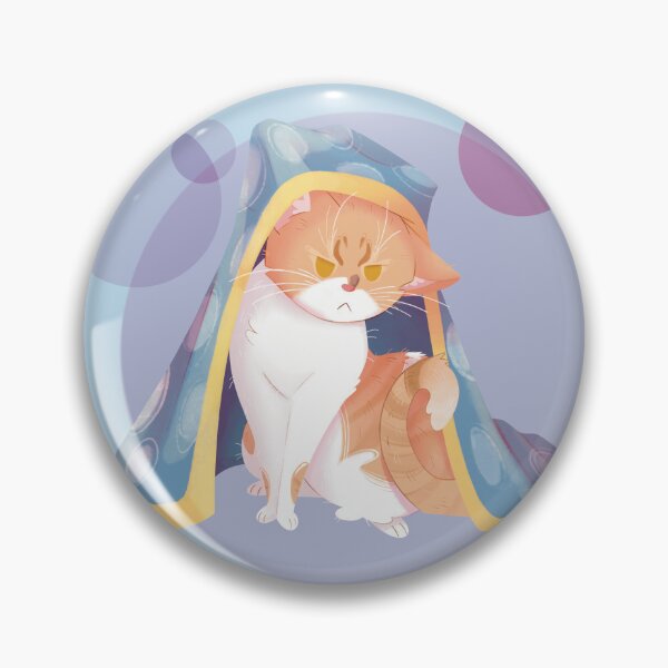 Item preview, Blanket Covered Orange Cat designed and sold by RyukiArtbook.