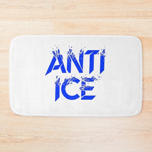Item preview, Anti Ice - Electric Blue Shattered Crystal Typography designed and sold by Latikshop.