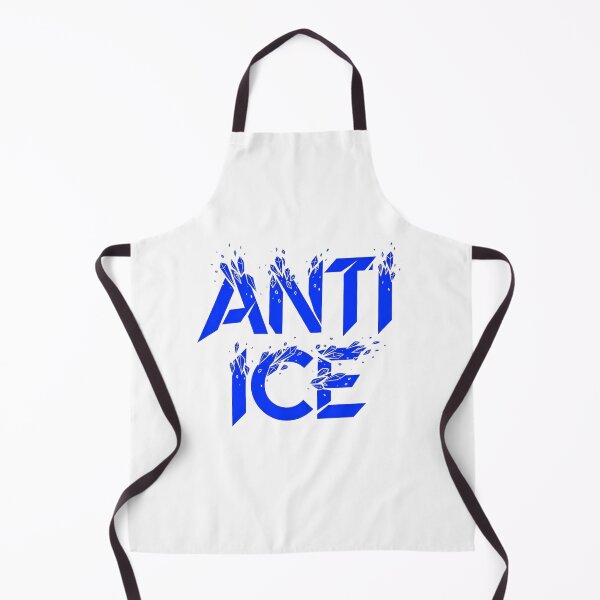 Item preview, Anti Ice - Electric Blue Shattered Crystal Typography designed and sold by Latikshop.