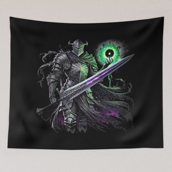 Item preview, Knight of the Verdant Void designed and sold by TheInkRaven.