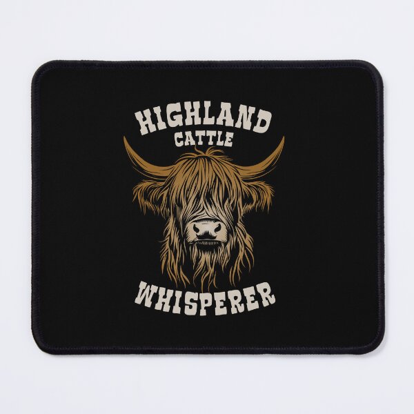 Artikelvorschau, Highland Cattle Whisperer - Cow - Gift entworfen und verkauft von Halfstone.