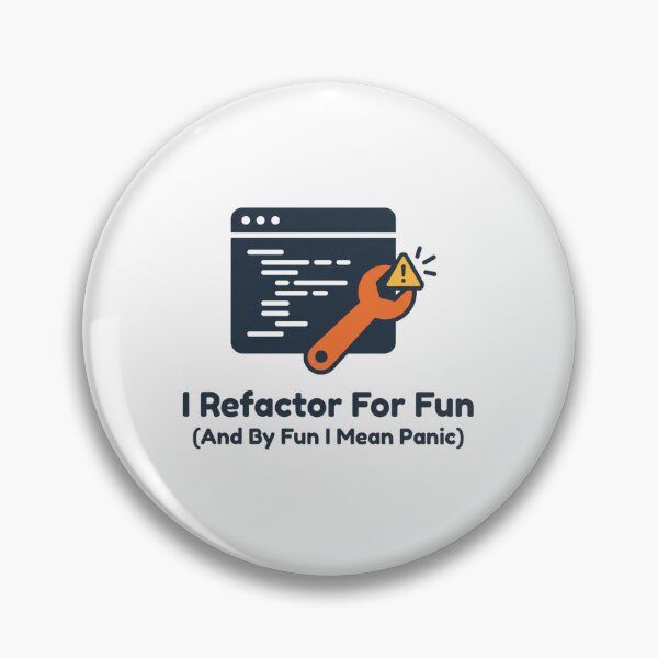 Artikelvorschau, Lustiges Geschenk für Programmierentwickler zum Thema Refactoring-Code entworfen und verkauft von DuckShip.