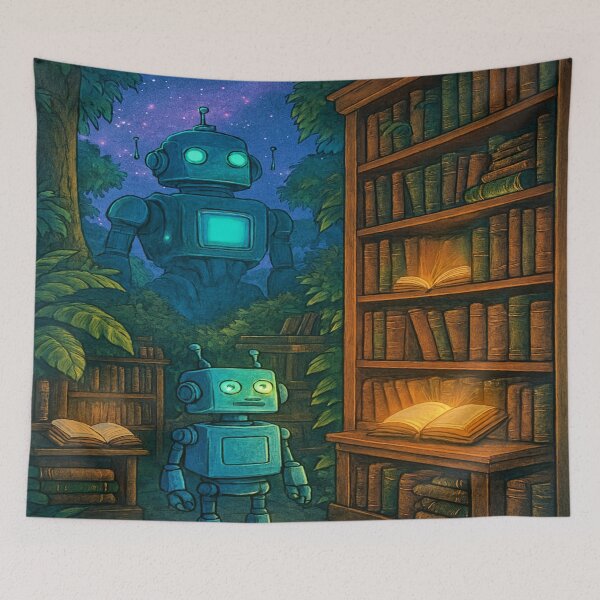 Item preview, Robot Library designed and sold by Ecosetereos.