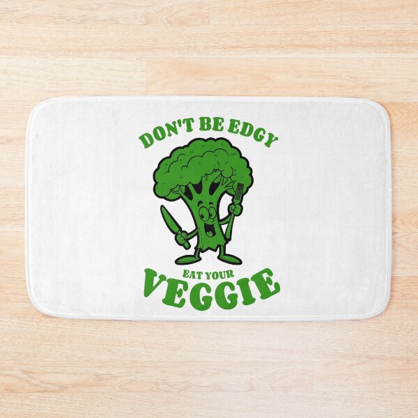 Item preview, Don't be edgy, eat your veggie - vegan vegetables designed and sold by Halfstone.