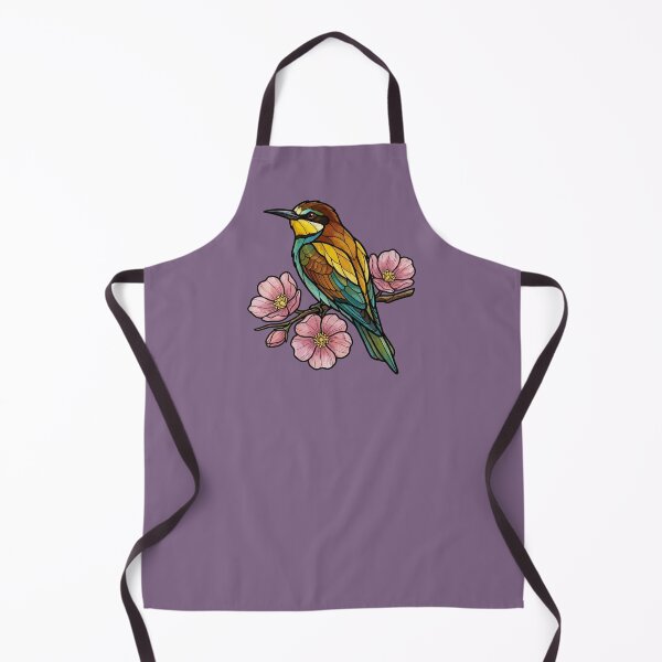 Item preview, European Bee Eater Floral Bird Illustration designed and sold by BirdsnStuff.