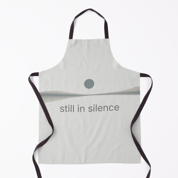Item preview, Still in Silence Minimal Abstract Design designed and sold by Minimalist Typography.