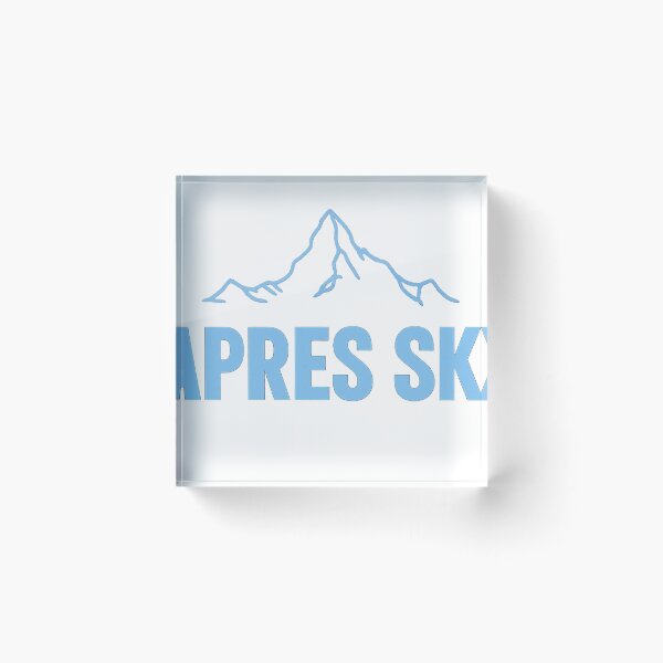 Item preview, Apres Ski Matterhorn (Lettering Apres Ski Light Blue) designed and sold by nordicdesignz.