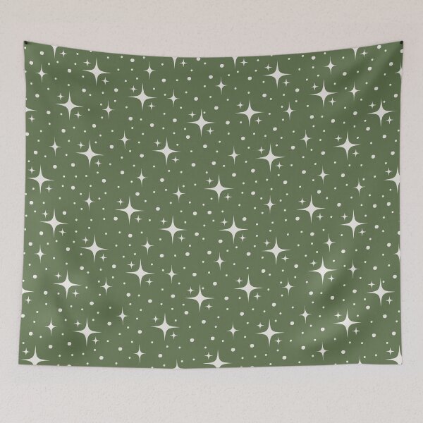 Item preview, Stars & Dots on Reseda Green designed and sold by KSimpson838.