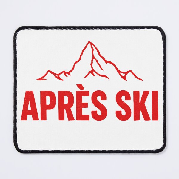 Item preview, Apres Ski Matterhorn with Lettering Apres Ski Red designed and sold by nordicdesignz.