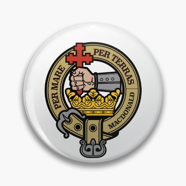 Item preview, MacDonald Clan Crest - Per Mare Per Terras designed and sold by Jodify.
